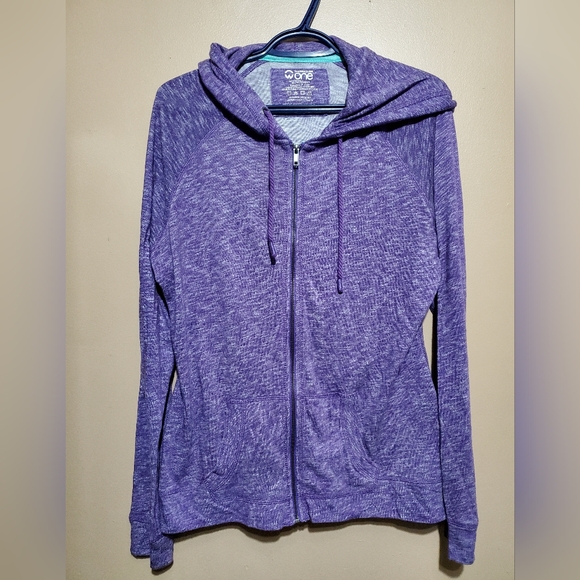 XL Purple/grey hoodie - Picture 1 of 5